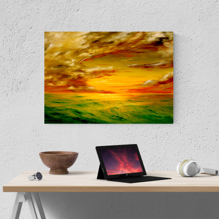 Tablou canvas natura, Green Ocean [3]