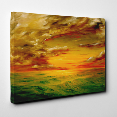 Tablou canvas natura, Green Ocean [1]