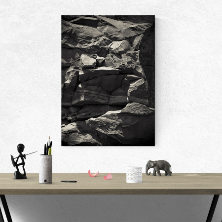 Tablou canvas natura, Shadows on Rocks [3]