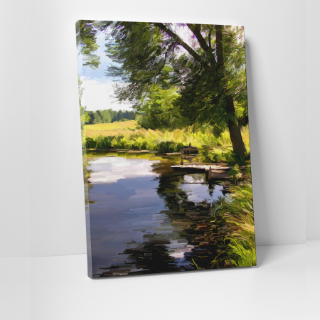 Tablouri canvas Natura - Tablou canvas natura, Silent Lake