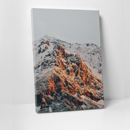 Tablouri canvas Natura - Tablou canvas natura, Varf de munte inzapezit