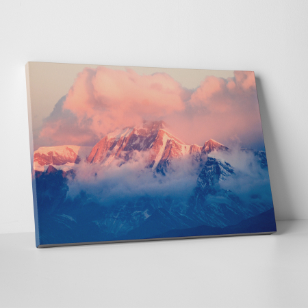 Tablouri canvas Natura - Tablou canvas, peisaj natura, Varfuri inghetate
