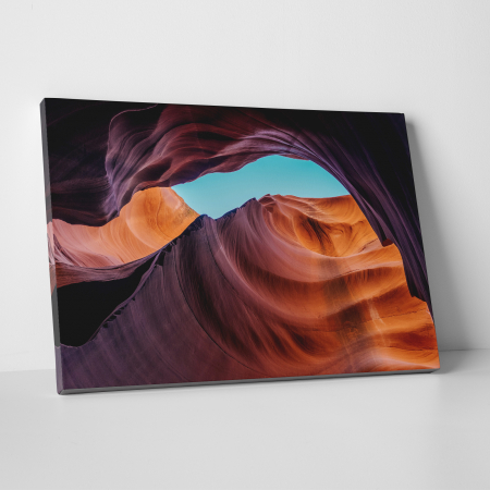 Tablouri - Tablou canvas, peisaj natura, Vedere din pestera