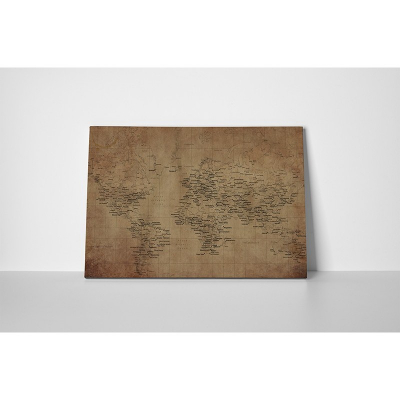 Tablou canvas retro, Old Map World [1]