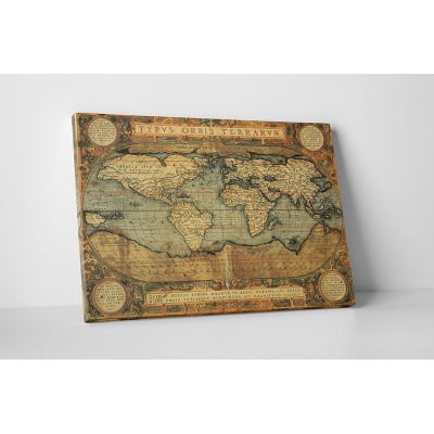 Tablouri canvas Vintage - Tablou canvas retro, Vintage Map