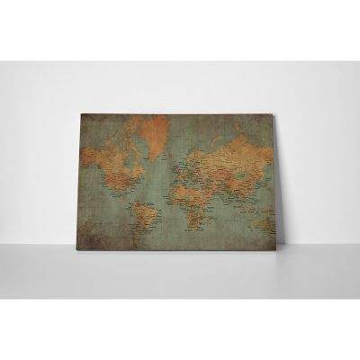 Tablou canvas retro, World Old Map [1]