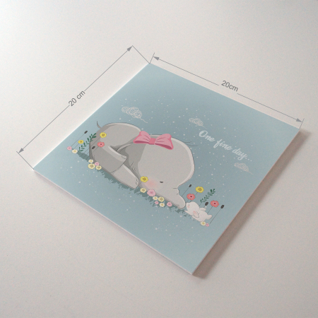 Tablou panou PVC cu desene pentru camera copiilor, One fine day with you [2]