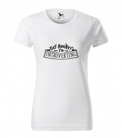 Mesaje sarcastice - Tricou cu mesaj haios anti-social, idee de cadou, Go Away. Im Introverting