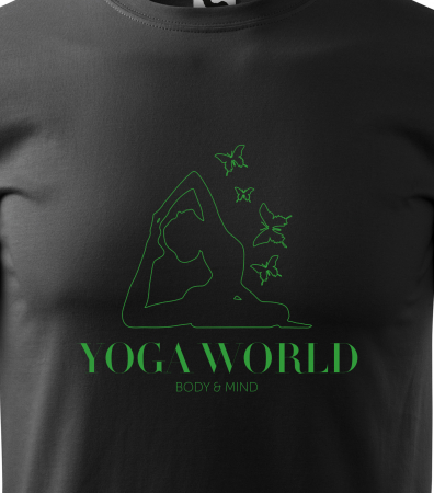 Tricou dama, idee de cadou, pentru pasionatii de yoga, Body and Mind [1]