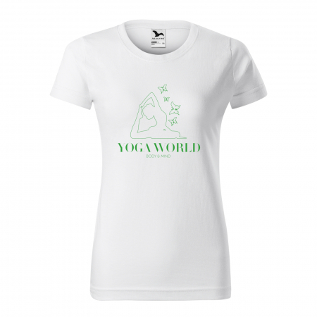 Tricouri sport/fitness - Tricou dama, idee de cadou, pentru pasionatii de yoga, Body and Mind
