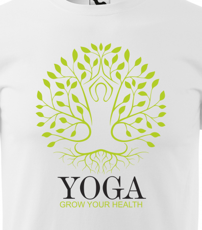 Tricou dama, idee de cadou, pentru pasionatii de yoga, Grow Your Health [1]