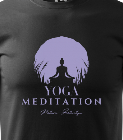 Tricou dama, idee de cadou, pentru pasionatii de yoga, Meditation Nature Activity [1]