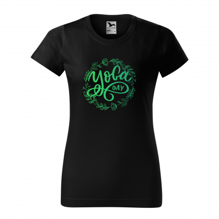 Tricouri sport/fitness - Tricou dama, idee de cadou, pentru pasionatii de yoga, My Yoga Day