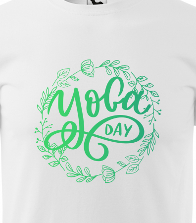 Tricou dama, idee de cadou, pentru pasionatii de yoga, My Yoga Day [1]