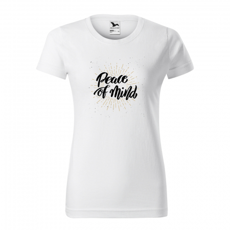 Tricouri yoga - Tricou dama, idee de cadou, pentru pasionatii de yoga, Peace of Mind