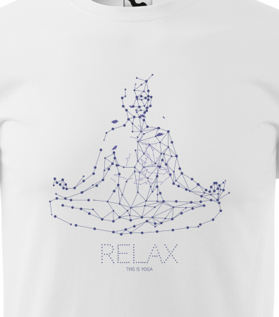 Tricou dama, idee de cadou, pentru pasionatii de yoga, Relax This is Yoga [1]