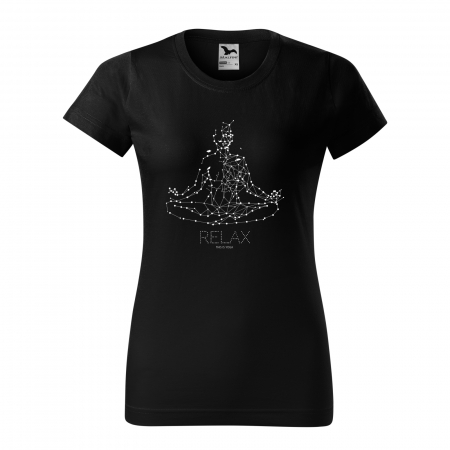 Tricouri sport/fitness - Tricou dama, idee de cadou, pentru pasionatii de yoga, Relax This is Yoga