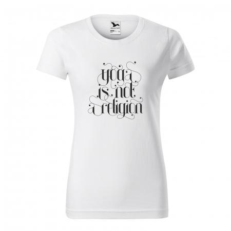 Tricouri yoga - Tricou dama, idee de cadou, pentru pasionatii de yoga, Yoga is Not a Religion