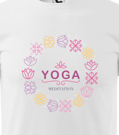 Tricou dama, idee de cadou, pentru pasionatii de yoga, Yoga Meditation [1]