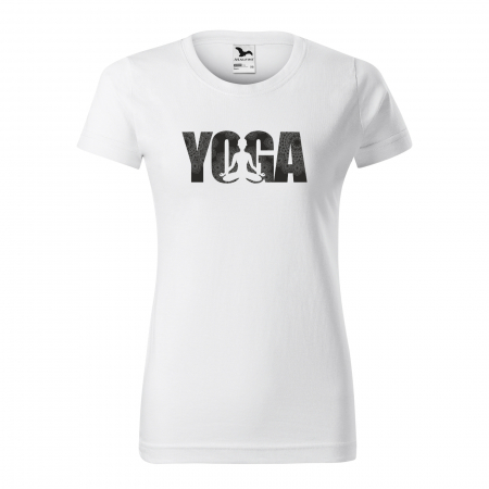 Tricouri yoga - Tricou dama, idee de cadou, pentru pasionatii de yoga, Yoga Power Meditation