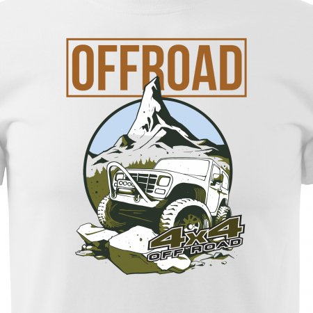 Tricou, idee de cadou, pentru cei pasionati de offroad, 4x4 Offroad Car [1]