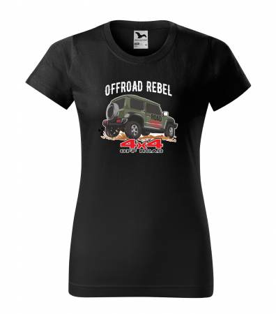 Tricouri offroad - Tricou, idee de cadou, pentru cei pasionati de offroad, 4x4 Offroad Rebel