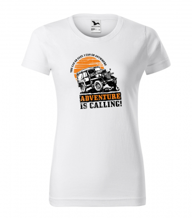Tricouri offroad - Tricou, idee de cadou, pentru cei pasionati de offroad, Adventure is Calling. Go Offroad
