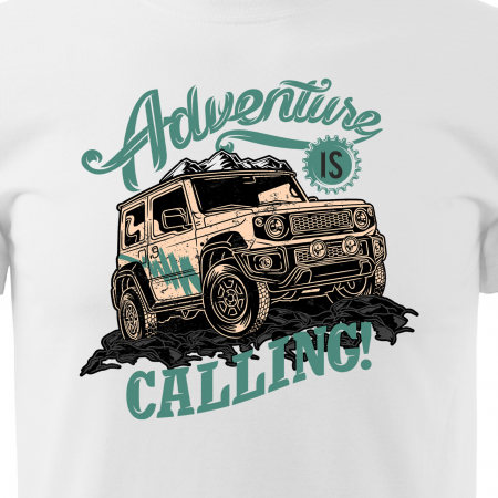 Tricou, idee de cadou, pentru cei pasionati de offroad, Adventure is Calling You [1]