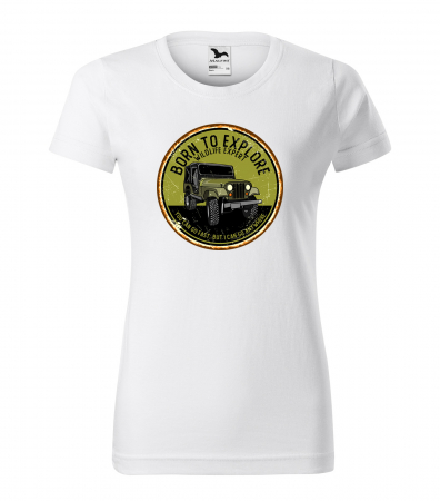 Tricouri offroad - Tricou, idee de cadou, pentru cei pasionati de offroad, Born to Explore. Wildlife Expert