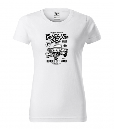 Tricouri offroad - Tricou, idee de cadou, pentru cei pasionati de offroad, Go Into The Wild. Rugged Offroad