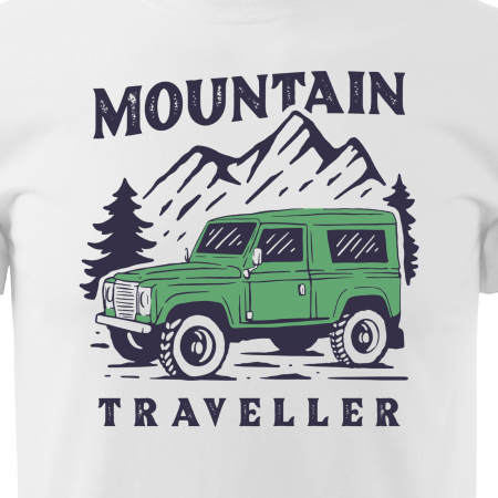 Tricou, idee de cadou, pentru cei pasionati de offroad, Mountain Traveler [1]