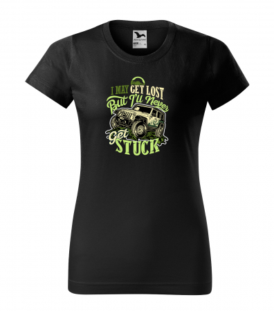 Tricouri offroad - Tricou, idee de cadou, pentru cei pasionati de offroad, Never Get Stuck Offroad