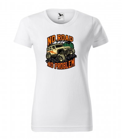Tricouri offroad - Tricou, idee de cadou, pentru cei pasionati de offroad, No Road. No Problem