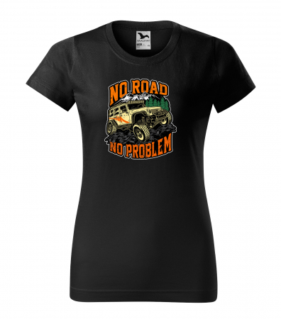 Tricouri offroad - Tricou, idee de cadou, pentru cei pasionati de offroad, No Road. No Problem