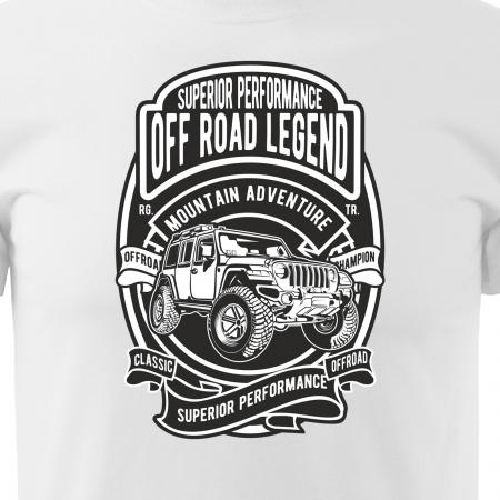 Tricou, idee de cadou, pentru cei pasionati de offroad, Superior Performance. Offroad Legend [1]
