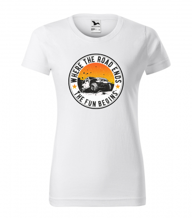 Tricouri offroad - Tricou, idee de cadou, pentru cei pasionati de offroad, The Fun Begins Offroad