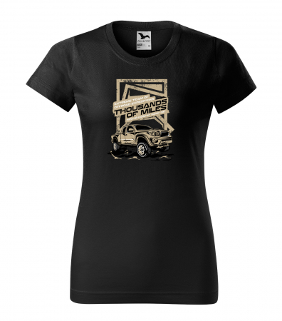 Tricouri offroad - Tricou, idee de cadou, pentru cei pasionati de offroad, Thousands of Miles. Natural Explorer