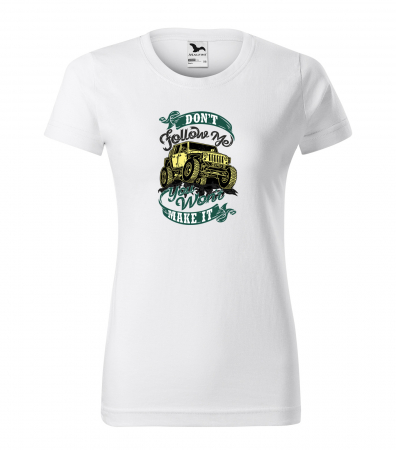 Tricouri offroad - Tricou, idee de cadou, pentru cei pasionati de offroad, You Should Not Follow Me