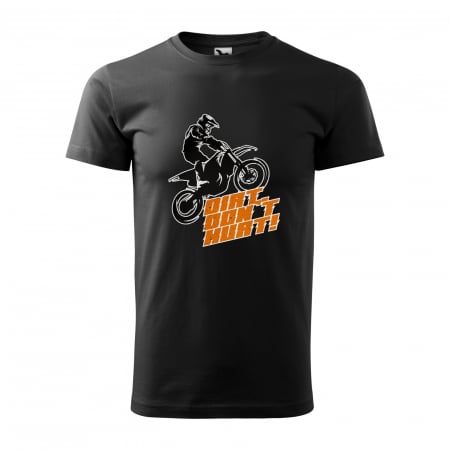 Tricouri enduro - Tricou, idee de cadou, pentru motociclisti de enduro motocross, Dirt Doesnt Hurt