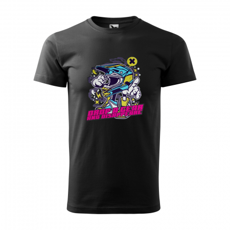 Tricouri enduro - Tricou, idee de cadou, pentru motociclisti de enduro motocross, Drop a Gear and Disappeare