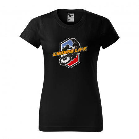 Tricou, idee de cadou, pentru motociclisti de enduro motocross, Enduro Life Shield [3]