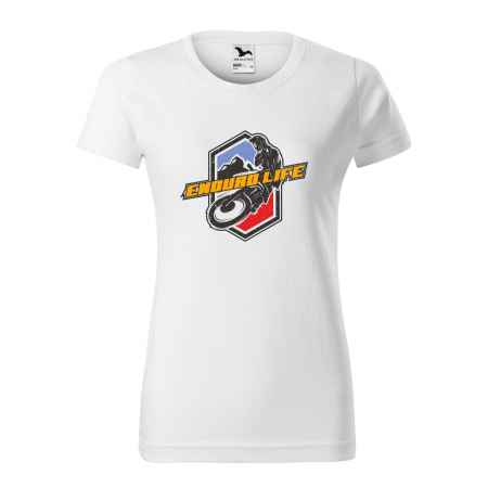 Tricou, idee de cadou, pentru motociclisti de enduro motocross, Enduro Life Shield [2]