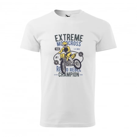 Tricouri enduro - Tricou, idee de cadou, pentru motociclisti de enduro motocross, Extreme Motocross Retro Rebel