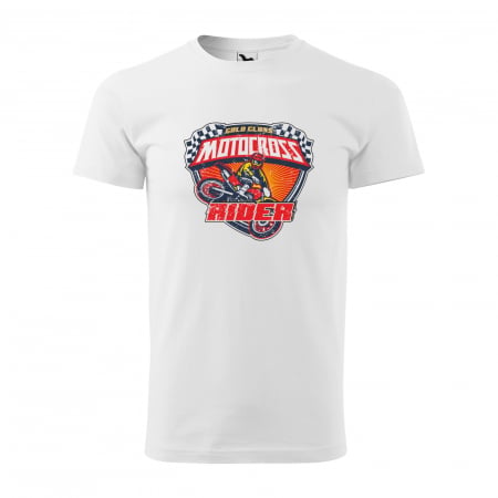 Tricouri enduro - Tricou, idee de cadou, pentru motociclisti de enduro motocross, Gold Class Motocross Rider