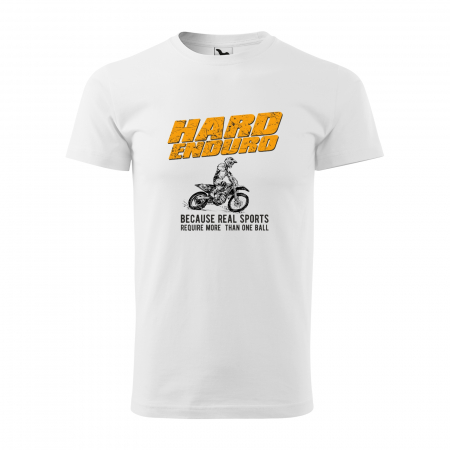 Tricouri enduro - Tricou, idee de cadou, pentru motociclisti de enduro motocross, Hard Enduro Because Real Sports