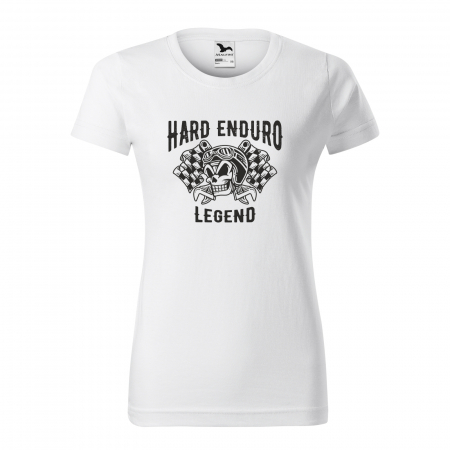 Tricouri enduro - Tricou, idee de cadou, pentru motociclisti de enduro motocross, Hard Enduro Legend Skull