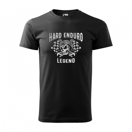 Tricouri enduro - Tricou, idee de cadou, pentru motociclisti de enduro motocross, Hard Enduro Legend Skull