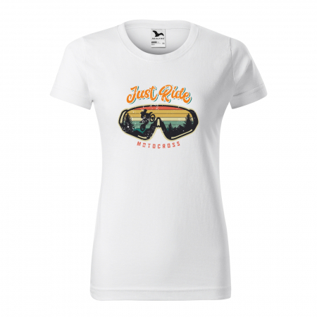 Tricouri enduro - Tricou, idee de cadou, pentru motociclisti de enduro motocross, Just Ride Motocross