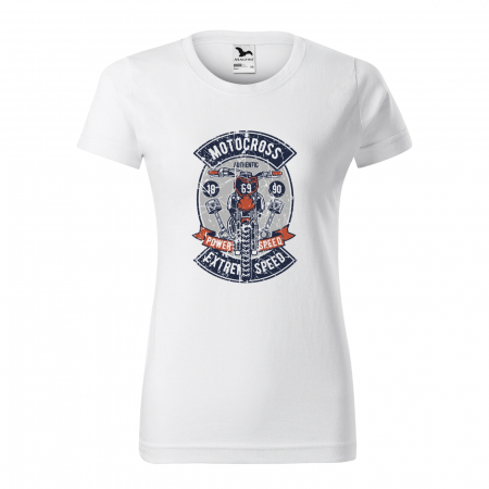 Tricou, idee de cadou, pentru motociclisti de enduro motocross, Vintage Enduro Motocross Extrem Speed [2]