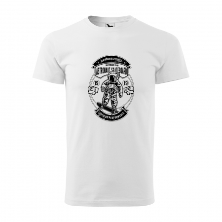 Tricouri skateboard - Tricou, idee de cadou, pentru pasionatii de skateboard, Astronaut Skateboard Outer Space